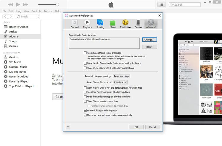 How to install itunes library on new mac computer