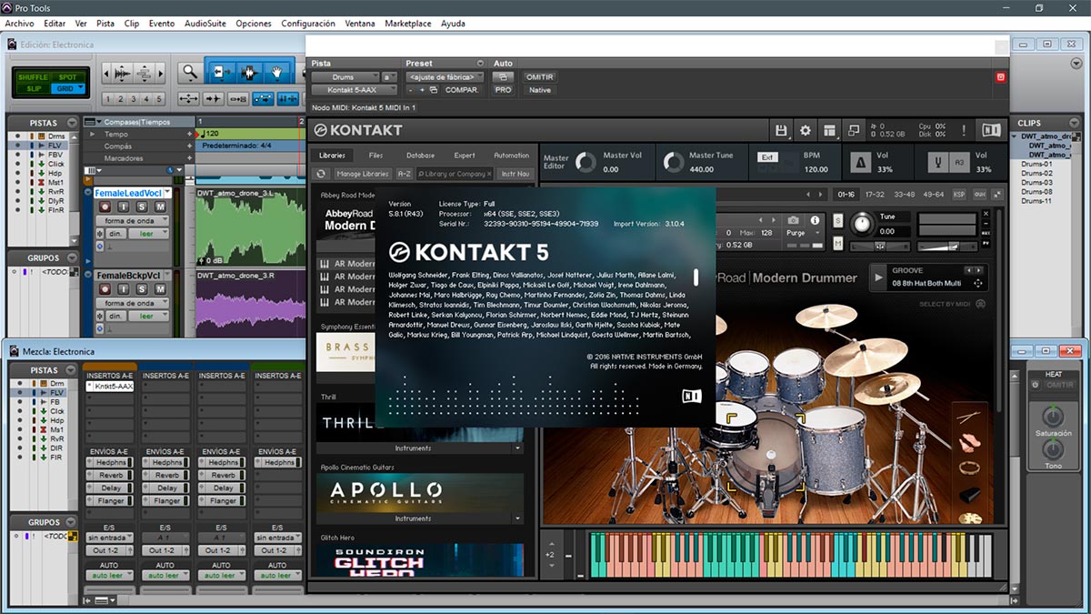 cannot add library to kontakt 5